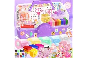 Herenear 64 Pièces Nano Tape Bubbles Kit, 5 Nano Tape, Ballon à Bulles en Plastique Fait Maison, DIY Craft Kit Cadeaux de Fête pour Enfants