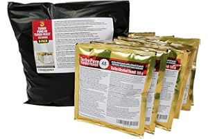 AROMHUSET The Original Prestige 8 Pack- 48 Hours Turbo Pure Yeast 18 Percent - Home Brewing Active Yeast Compound for Pure, Alcobase for Ready to Drinks and More