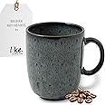 Villeroy & Boch – Lave gris mug with handle, elegant stoneware cup ideal for everyday use, dishwasher safe, grey, 400 ml
