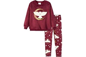 Harry Potter Kleidung Mädchen Bekleidungssets Hogwarts Hedwig Owl Lange Sweatshirt Tops + Leggings Hose, Gryffindor Pullover Kostüm Herbst Winter Kinder Outfit 6-12 J. 116 122 128 134 140 146 152