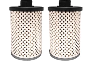 ATRACYPART 496-5 Fuel Tank Filter Element Water-Block 2 Pcs │Replacement For Diesel Gasoline Biodiesel Water Separate 30 Micron with Protective Sheet │Replaces# 496-5