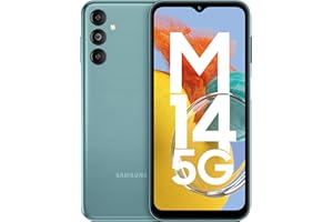 Samsung Galaxy M14 5G (Smoky Teal,6GB,128GB)|50MP Triple Cam|Segment's Only 6000 mAh 5G SP|5nm Processor|2 Gen. OS Upgrade & 