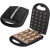 "ZLN2809 Nut Maker | Elektrikli fındık fırıncısı | Cool-Touch saplar | 1400 Watt | yapışmaz kaplama | Oreschniza | waffle mak