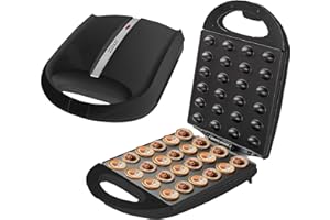 Zilan Elektrischer Nussbäcker | Cool-Touch-Griffe | 1400 Watt | Antihaftbeschichtung | Oreschniza | Waffeleisen | Zaubernuss | Nut Maker | Oreschkis (Creme White)