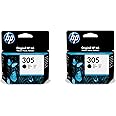 HP 305 Original Black Multipack Including: HP DeskJet 2710 2720 2721 2722 2723 2724 HP DeskJet Plus 4110 4120 4122 4130 HP Envy 6010 6020 6022 6030 6030 60 60 60 32 HP Envy Pro 6420 6422 6430 6432