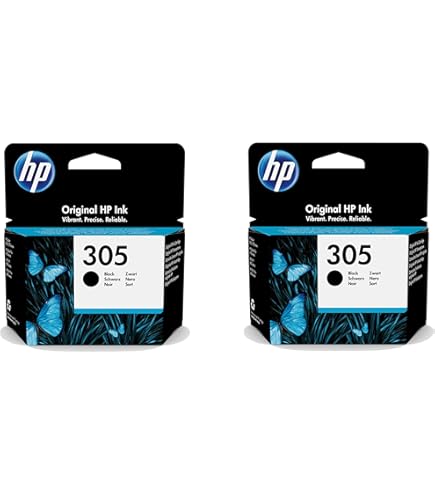 HP 305A　２本 HP 305 2-pack Black Original Ink Cartridges (packing may vary