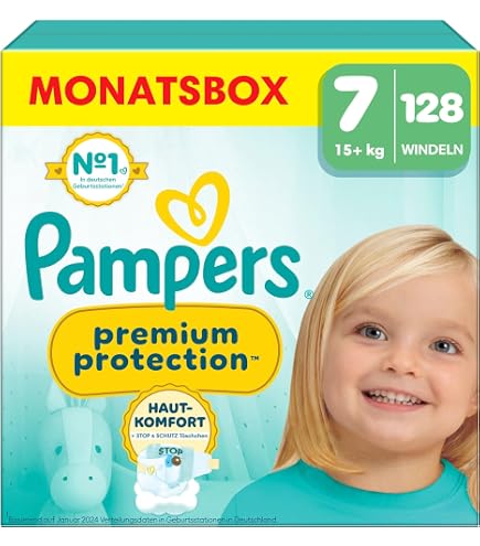 Produktbild von 58 Stück Höschenwindeln Pampers Premium Protection Höschenwindeln Größe 6 - 58 Stück Ab 15kg Mit Stop & Protect Pampers Höschenwindeln Größe 6