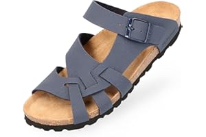 BOnova Melle BOnonubuk sandały damskie w 2 kolorach i rozmiarach od 36 do 42. Ze stylowym i wygodnym systemem sprzączek. Wygodna wkładka korkowa – bieganie jak po chmurach. Wyprodukowano w UE