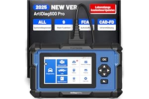 ‎TOPDON TOPDON ArtiDiag600 Pro, OBD2 Diagnosegerät Auto, Diagnosegerät für alle Fahrzeuge, 9 Servicefunktionen für Öl/ABS/DPF/SRS/SAS/Injektorcodierung, Lebenslange kostenlose Updates