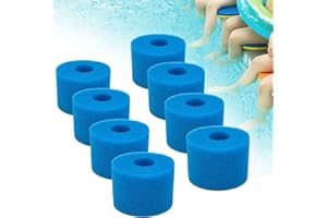 Hrozny Filtre Spa Type S1 pour Intex 29001 E Pure Spa,Éponge Filtrante Type S1,Filtre à Cartouche en éponge réutilisable et Lavable pour piscines,Jardin extérieur.(8)