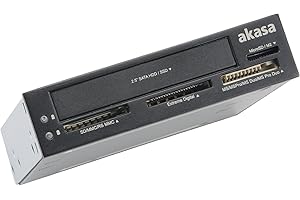 KOMQI Akasa AK-ICR-10 3.5 inch Internal Card and Drive Reader