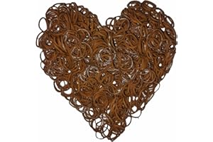 Yowamho 900 Coffee Rubber Band with 24 S-clips and 1 Small Crochet, Elastic, Not Easy to Break.