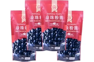 WU FU YUAN WuFuYuan - Tapioca Pearl Black 8.8 Oz / 250 G (Pack of 4)