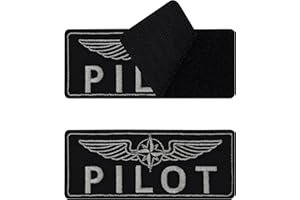 EXPRESS-STICKEREI Naszywki pilotów taktycznych z rzepem, na rzep, naszywka na rzep, naszywka na rzep, 95 x 40 mm