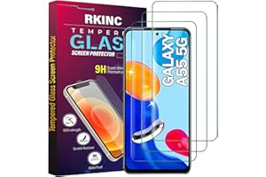 RKINC 3 sztuki, szkło pancerne, szkło ochronne do Samsung Galaxy A55 5G, pancerna folia ochronna HD, 0,33 mm, odporna na zarysowania, nie odpryskuje, bez pęcherzyków powietrza, 3 sztuki