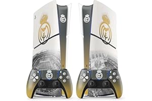 FFrame PS5 Football Sticker, Adhesivo para Playstation 5 Fútbol, Consola y Mando, Slim Digital Edition, Madrid PS5 Skin (2 Mandos)