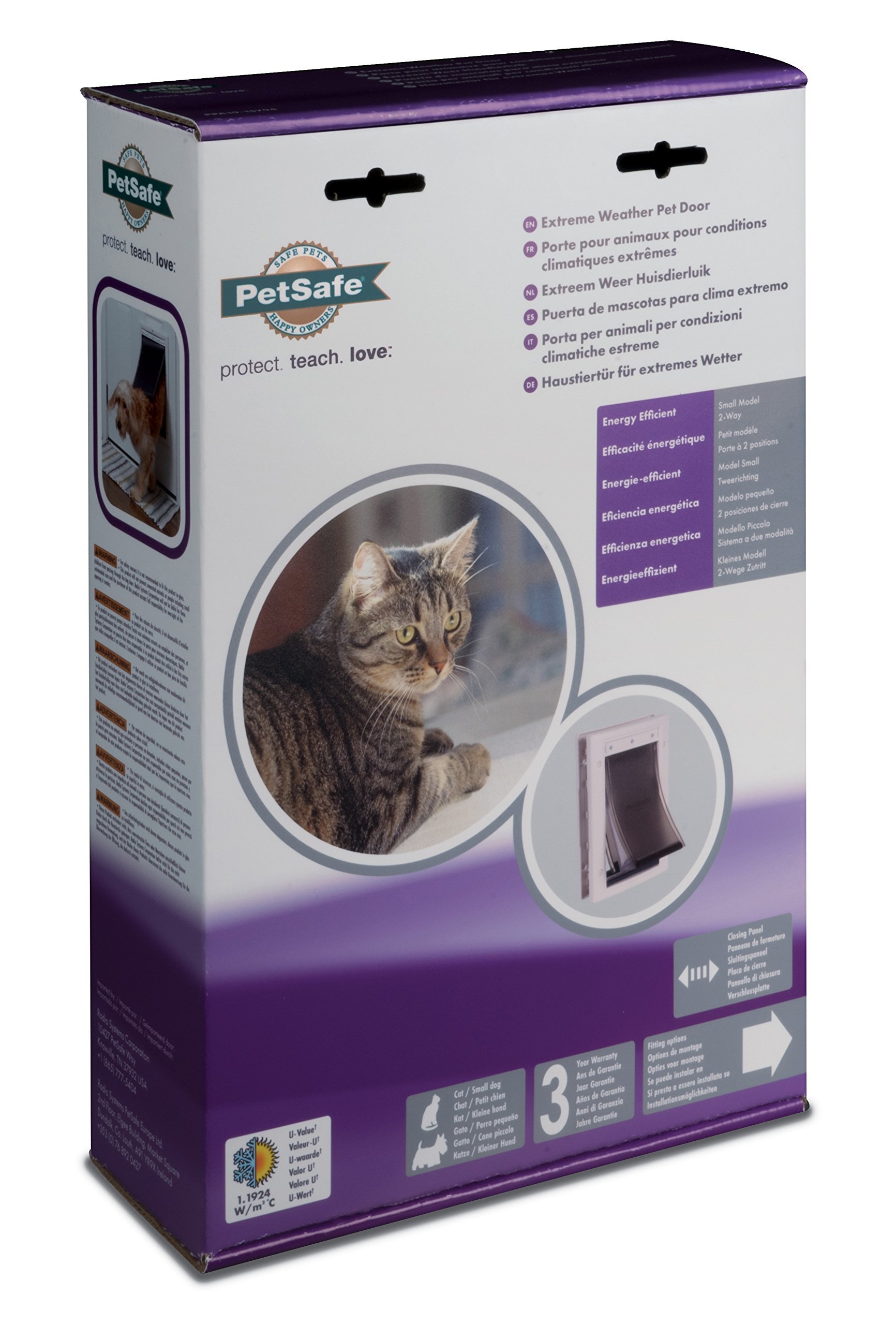 PetSafe-Porte-pour-Animaux-pour-Conditions-climatiques-Extrmes-L-Chatire-pour-Grand-Chien-Economie-dEnergie-Trs-Isolante-Triple-Protection-Contre-Le-Froid-et-Le-Chaud-SML