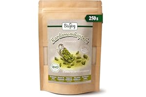 Biojoy Vainas de Cardamomo molido BÍO (250 g), Polvo de Cardamomo (Elettaria cardamomum)
