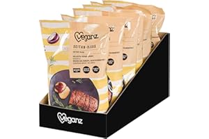 ‎VEGANZ Veganz - Seitan-Basis - vegane Weizengluten - als Fleisch-Ersatz - Weizenkleber, Seitan-Mehl, Pulver - 6 x 250 g