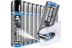 AABCOOLING AAB Cooling Compressed Gas Duster 400ml - Conjunto de 10 - Spray de Hielo para Congelación de Tuberías, Congelar, Hielo, Enfriamiento
