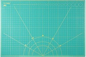 Paintersisters Tapis de Coupe a1 60x90cm Auto-guérison, Les Deux côtés printedcm et Pouces