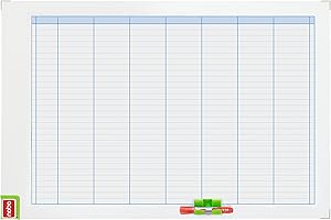 ‎NOBO Nobo Performance 3048201 Planungstafel (Monatsplanungsraster, magnetisch/beschreibbar, 900 x 600 mm)