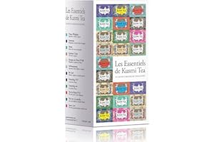 Kusmi Tea - Estuche de bolsas de té Les Essentiels - Surtido de 12 recetas ineludibles - Mezclas históricas, tés Detox, tés negros y tés verdes aromatizados - Lata de 24 bolsas de muselina