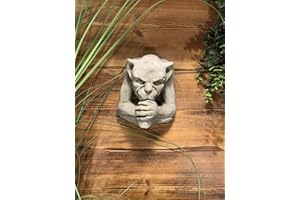 J and L Stone Ornaments Stone Gargoyle Gremlin Wall Plaque Hanger Ornament