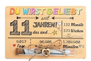 KUNOLI Geldgeschenk Geburtstag Holz mit Reagenzglas Juteschnur Holzkarte Geschenkbox für Jungen und Mädchen (11)