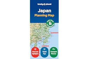 Lonely Planet Japan Planning Map: Durable, Waterproof, Easy-Fold Travel Map with Attractions, Itineraries & Transport Guide | Handy Slipcase for Japan Adventures
