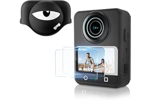 STARTRC PHOTO Protection d'objectif pour DJI osmo 360 avec cache d'objectif en silicone pour DJI Osmo 360 - Compatible avec les verres de protection d'origine