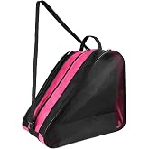 QKURT Roller Skating Bag for Kids, Unisex with Adjustable Strap, Ice Skates Backpack, Roller Skate Carrier Bag for Boys and G