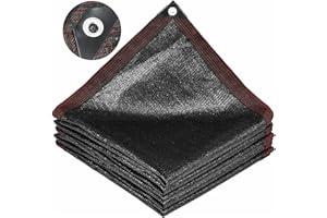 EMYU 95% Uv-BestäNdiges Schattennetz,Encryption Schattiernetz Atmungsaktives Anti-Aging Schattierungsnetz 12 Stiche,FüR GewäChshaus Parkhaus Garten Hof Oder Zwinger (2mx3m/6.6ftx9.8ft)