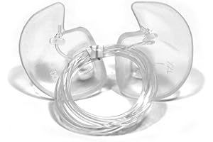 DOC'S PROPLUGS Doc's Pro Plugs DFFL4 Small Vented Pro Ear Plugs with Leash, Clear