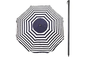 AKTIVE 62111 - Sombrilla Playa D200 cm con protección UV30 Beach