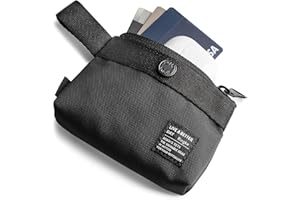 Ringke Mini Pouch [2-Way Bag Miniature] Nylon Carrying Pouch Small Bag for AirPods, Galaxy Buds, Earphones, Cards, ID