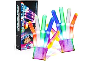 iKidiki Spielzeug ab 8 9 10 11 12 Jahre Junge Mädchen, Led Handschuhe Mädchen 7-12 Jahre Geschenkideen Geschenk Junge 7-12 Jahre Weihnachts Geschenke Kinder Mitgebsel Kindergeburtstag Gastgeschenke