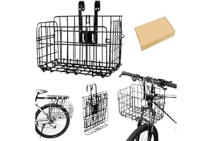 CEASELESLY Cesto Bici，Cestino Bici Staccabile,Cestino Anteriore per Bicicletta,Cestino per Bicicletta Ripiegabile Borsa,per Diverse Biciclette Pieghevoli e Mountain Bike