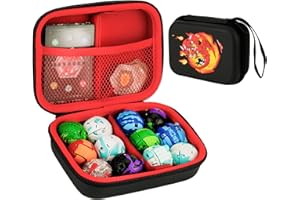 Yosuny Toy Manager boîte de Rangement Compatible avec Les Figurines, bakucores et Fighter Figures, Mini Porte - Jouets (Noir)(Jouets Non Inclus)
