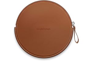 simplehuman, estuche con cremallera para espejo con sensor compacto, marrón