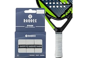 ‎RAQUEX Raquex Evade Griffband für Padelschläger – 10 Farben – 3er-Pack Griffband für Padelschläger, 0,65 mm dick – saugfähiger, leicht klebriger, Rutschfester Übergriff für Padel- oder Pickleball-Schläger