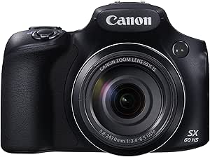 Canon PowerShot SX60 HS Digitalkamera (16,1 MP, 65x opt. Zoom, WiFi, NFC) schwarz