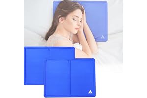 ACCURATE 2 Pack Cooling Gel Pillow | Multipurpose Gel Pads | Reusable Cooling Gel Pads | Perfect Solution for Humid Summer Ni