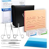 Suture Practice Kit | by Kits of Medicine | Suture Course in 9 English Videos | Complete Suture Kit for Medical, Veterinary a