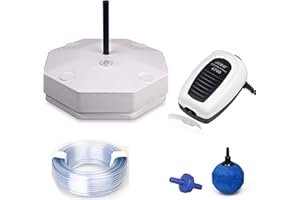 Wagner Green Teich Eisfreihalter Set 1 inkl. regelbarer Luftpumpe und Zubehör, für einen eisfreien Gartenteich, Anti Ice Winter