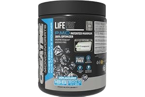 LIFE PRO NUTRITION Creatine Monohydrate Creapure Life Pro 500g – Créatine Micronisee Pure – Goût Neutro – Jusqu’à 166 Doses – Sans Gluten – Pour Force, Énergie et Récupération Musculaire – Qualité Allemande Garantie