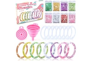 DREAM FUN Cadeau Fille 5 6 7 8 9 10 Ans, Kit Loisir Enfant Jouet 6-8 Ans Activité Manuelle 8-12 pour Anniversaire Jeux Creatifs Bricolage Bracelets Ado Idee Cadeau
