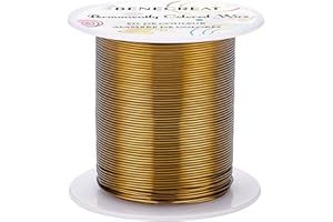 BENECREAT 30m 0.8mm Alambre de Cobre para Joyería, Bronce Antiguo, Resistente Al Deslustre, Alambre de Cobre para Abalorios para Manualidades, Fabricación de Joyas con Abalorios