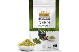 Ausha Organic Neem Powder 100g | UK Certified Organic by Soil Association