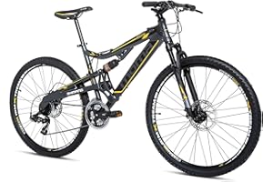 Moma Bikes Bicicleta Montaña Equinox5.0 27,5", Aluminio, Shimano 24v, Doble Freno Disco, Doble Suspensión (Varias Tallas)
